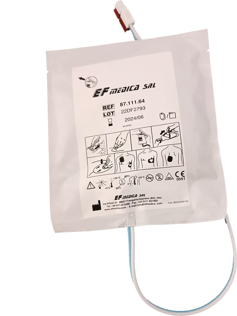 Placas de adulto compatíveis para DEAs Power Heart G3