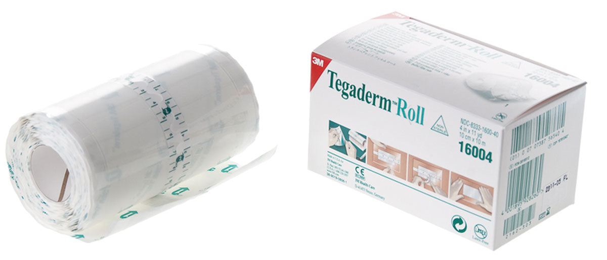 3M™ Tegaderm™ Roll 16004 não estéril - 10 cm × 10 m