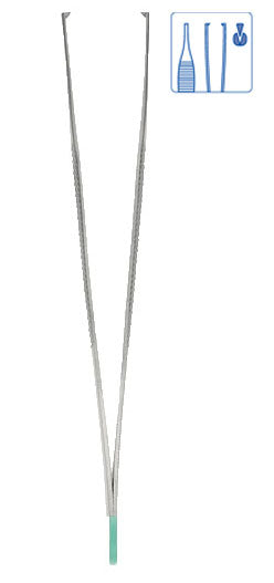 Pinça cirúrgica Adson descartável Hartmann - 12 centímetros 1×2 dentes