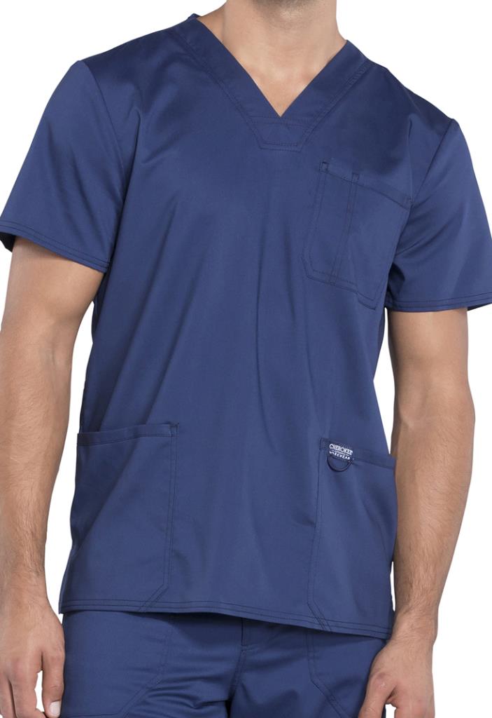 Túnica Cherokee Revolution para homem - com decote em V - azul-marinho - XXL