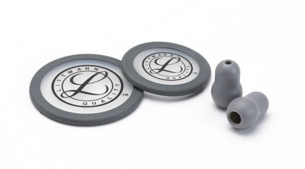 Kit accessórios Littmann 40017 Classic III, Cardiology IV e Core - cinzento