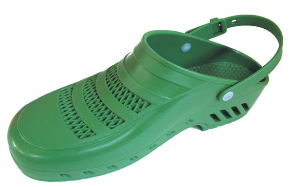 Socas verdes com orifícios e tira - 39