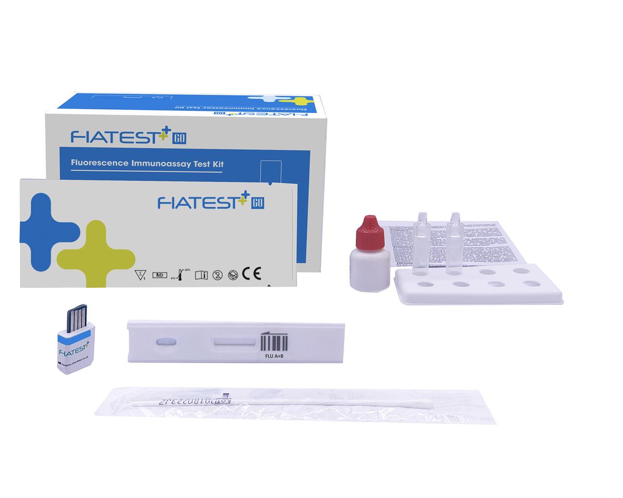 Teste influenza A/B para FIATEST GO