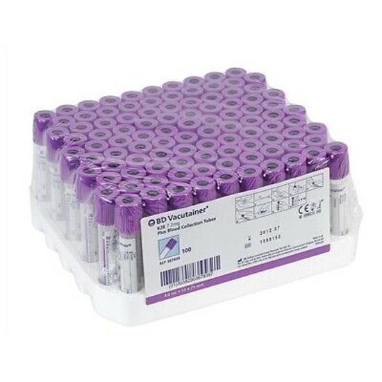 Tubo Vacutainer Plus EDTA K3 com fecho de segurança Hemogard - 3 ml - valid. 05/2025
