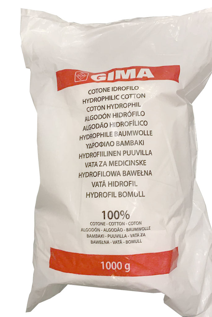 Pacote algodão hidrófilo 1.000 gr
