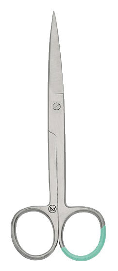 Tesouras descartáveis Hartmann reta em pontas afiadas - 13 cm