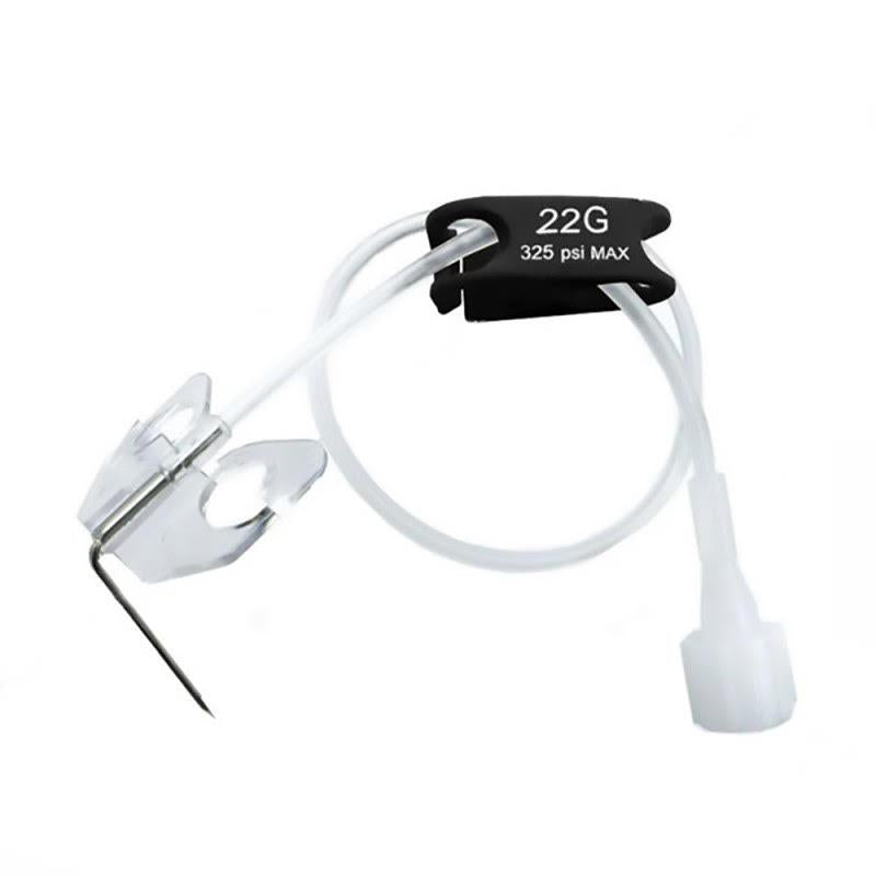 Agulhas B.Braun Surecan Huber sem núcleo com aletas 22G×25mm