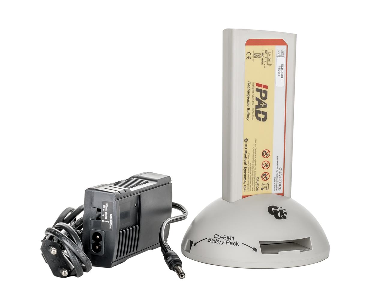 Base de carregamento e carregador para desfibrilador I-PAD CU-SP2