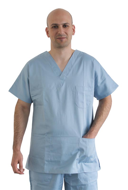 Casaca de algodão misto unisex - azul - Tamanho 58/60