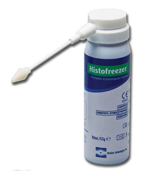 Sistema De Criocirurgia- 2 garrafas de 80 ml e 60 aplicadores de 2 mm forma cônica