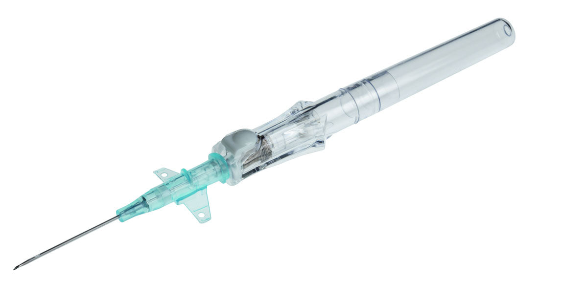 Cateter Venoso Periférico BD Insyte-W™ com Alas 18G × 30mm / 1,3 × 30mm - Verde