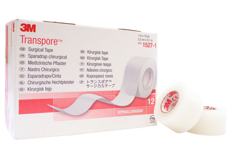 3M™ Transpore™ - 2,5 cm × 9,14 m - 1527-1