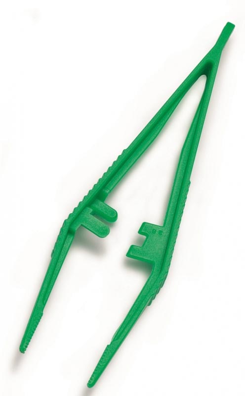 MediSet Pinça anatômica estéril em plástico descartável - 12,5 cm