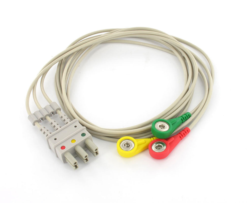 3 - levar conectores snap para ecg cabo (código 101814) para monitores B3-novo