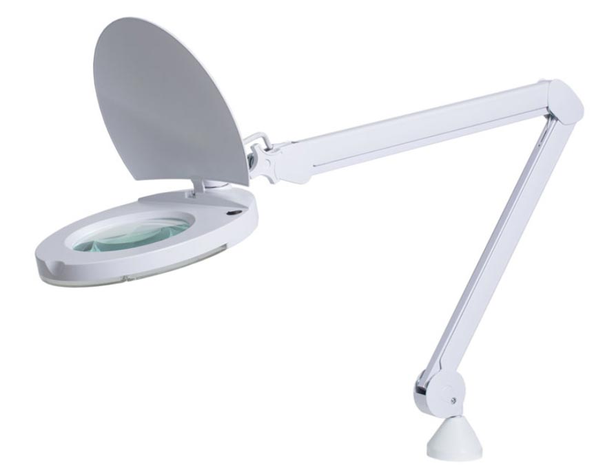 Lâmpada LED LUPA de observação com lente – de escrivaninha