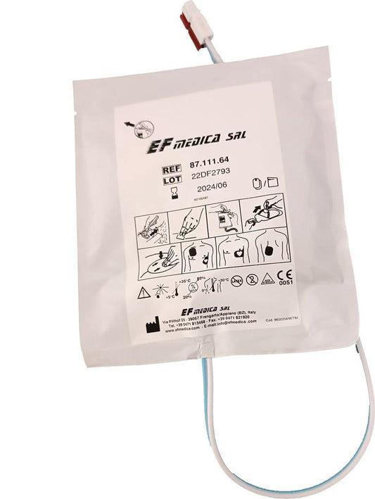 Placas de adulto compatíveis para DEAs Power Heart G3