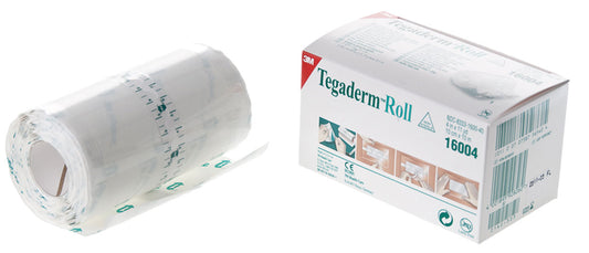 3M™ Tegaderm™ Roll 16004 não estéril - 10 cm × 10 m