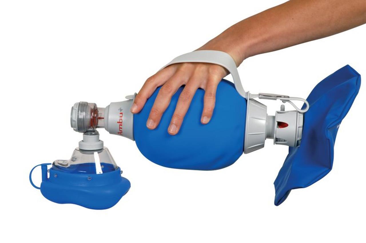 Ressuscitador autoclavável Ambu Mark IV - adultos, com reserva oxigénio