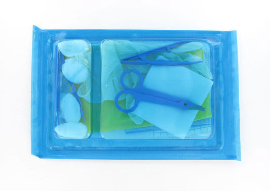 Kit de remoção sutura 3 descartável estéril