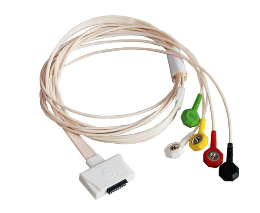 Cabo ecg de 5 terminações para holter ecg Cardioline Walk400h e Clickholter