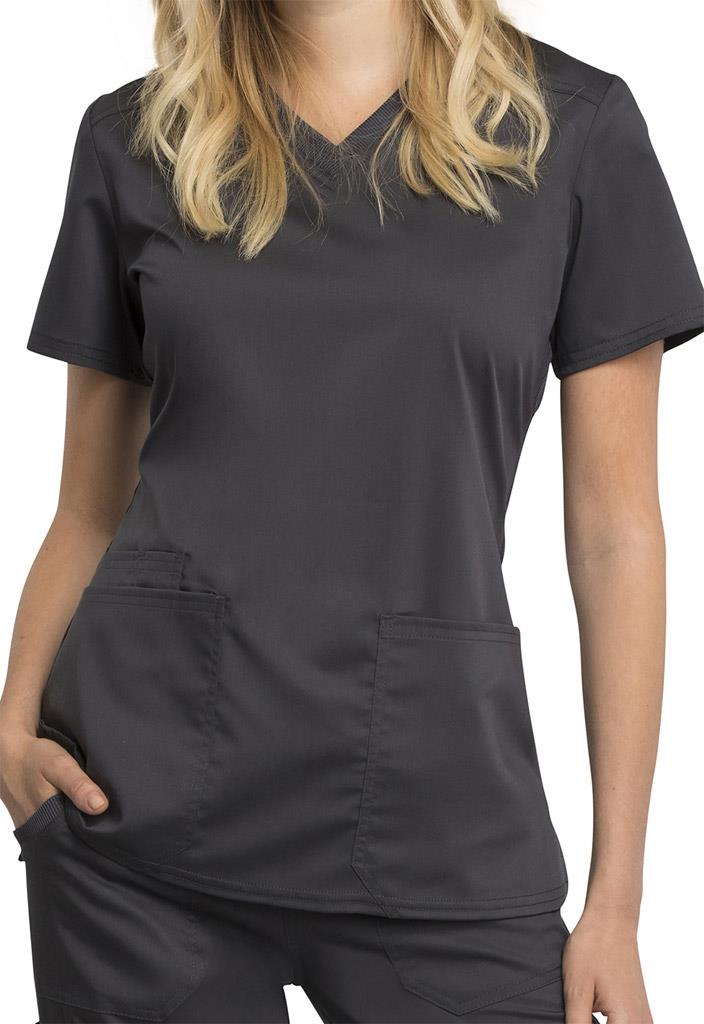 Cherokee Revolution Tech Túnica decote em V cinza - M