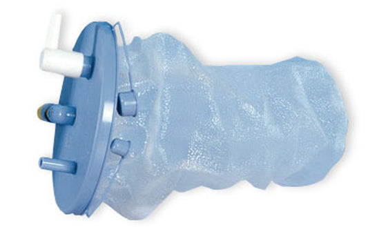 Saca descartável com tampa para vaso de aspirador - 1 litro