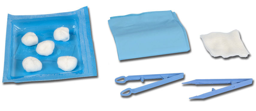 Kit de medicação descartável estéril