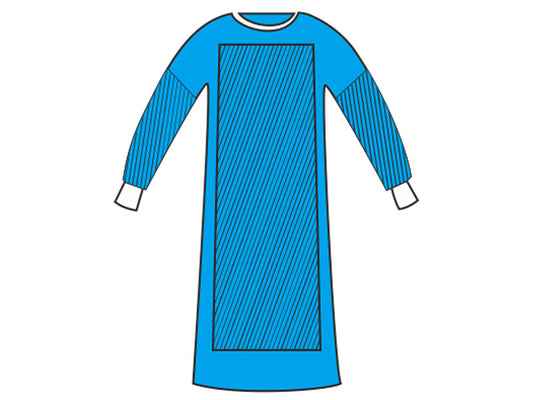 Bata cirúrgica estéril reforçado 50 g/m2 130 × 150 cm - XL