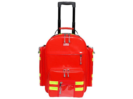 Trolley/Mochila emergência Logic 2 PVC vermelho