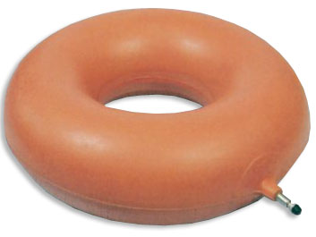 Almofada Assento insuflável Orifício Hemorroidal Anti Escaras- diâmetro 45 cm
