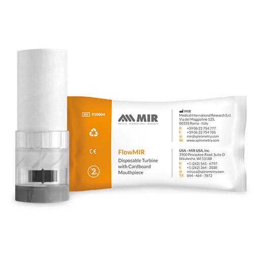 Turbinas descartáveis FlowMir com bocais integrados - 60 peças