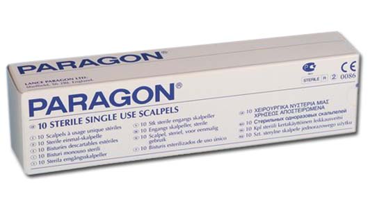 Bisturi Paragon descartáveis estéreis n°24