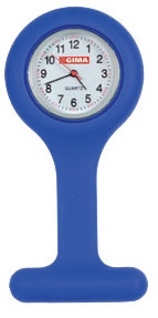 Relógio redondo para enfermeiros - azul