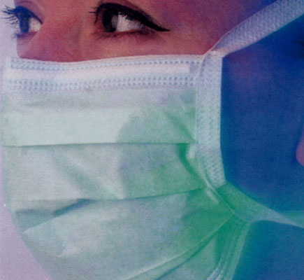 MASKERITA MASK FACE - cirúrgica - verde