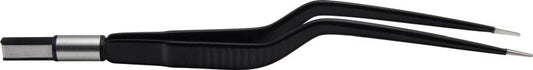 Pinça bipolar antiaderente de ponta de baioneta 1 mm 18 cm