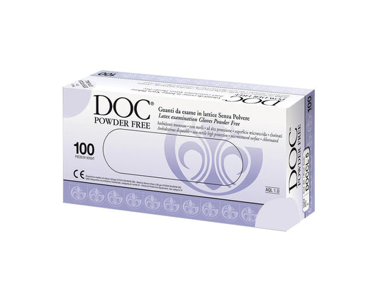 Luvas de látex sem pó - pequenas