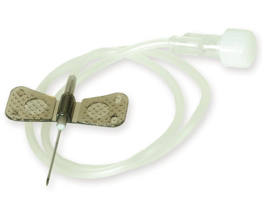 Agulhas epicranianas FlySet 22G×3/4” - 0,7×19 mm - Preto