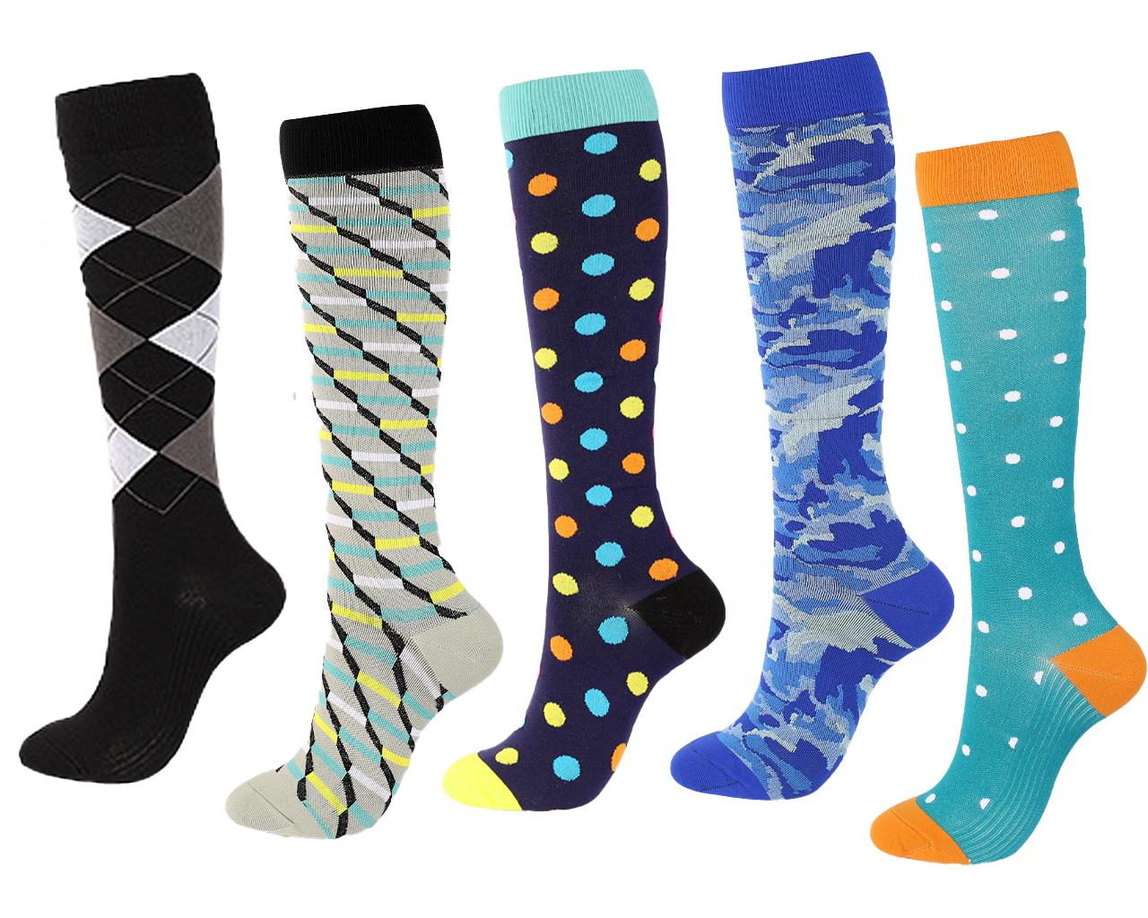 Meias de compressão gradual Funny Vibe - tamanho L-XL