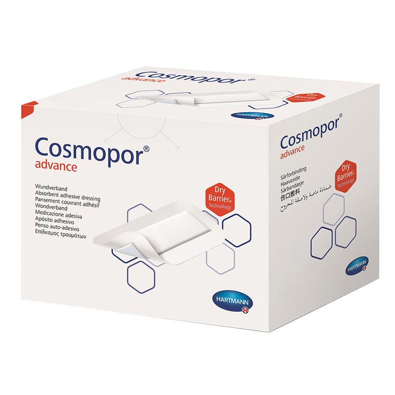 Medicazione adesiva sterile in TNT Cosmopor Advance - 7,2 × 5 cm