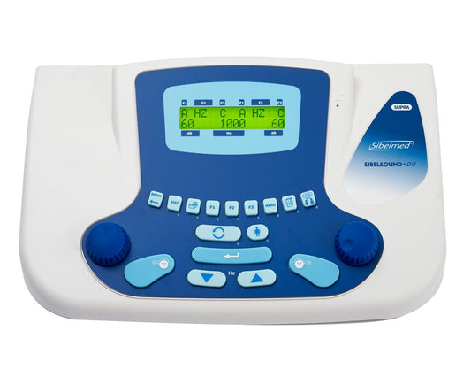 Audiômetro SIBELSOUND 400-SUPRA - ar + osso + software + máscara
