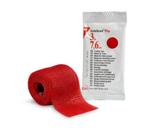 3M™ Scotchcast™ Plus 82003 vermelho Ligadura de giz - 7,5 cm × 3,65 m