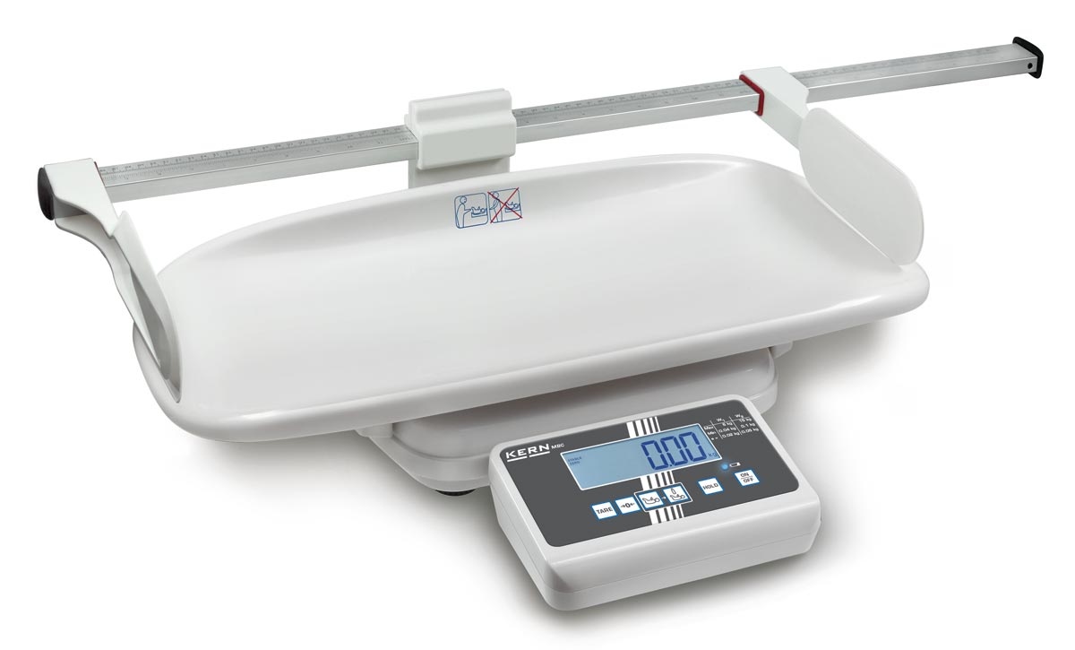 Medidor de altura mecânico para balanças de bebê KERN MBC 20K10M