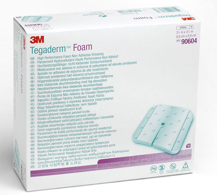 3M™ Tegaderm™ Foam - 9 × 9 cm