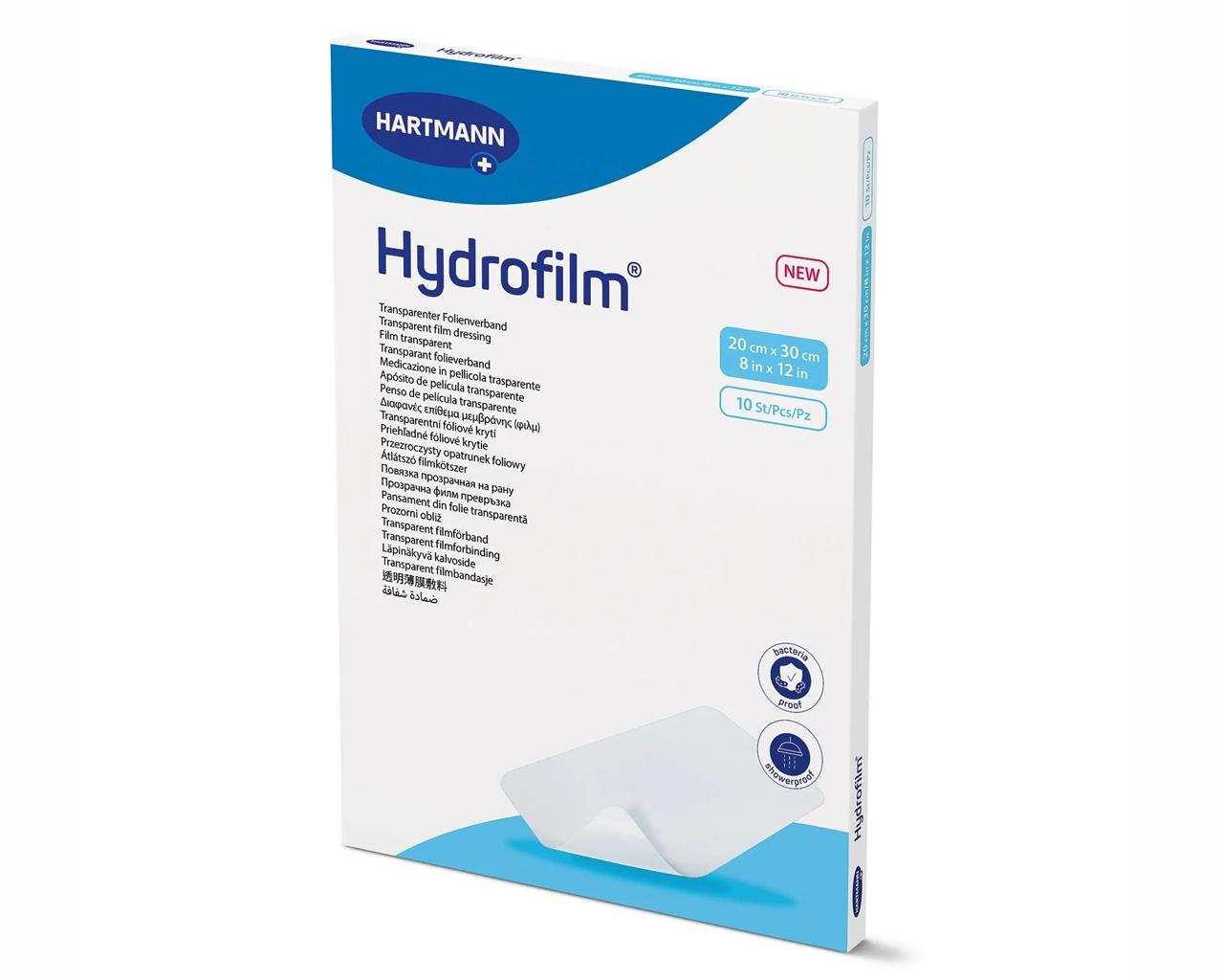 Hydrofilm Penso adesivo estéril transparente - 20 × 30 cm