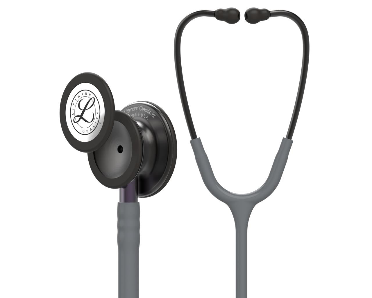 Estetoscópio Littmann Classic III - 5873 - cinza acabamento fumo