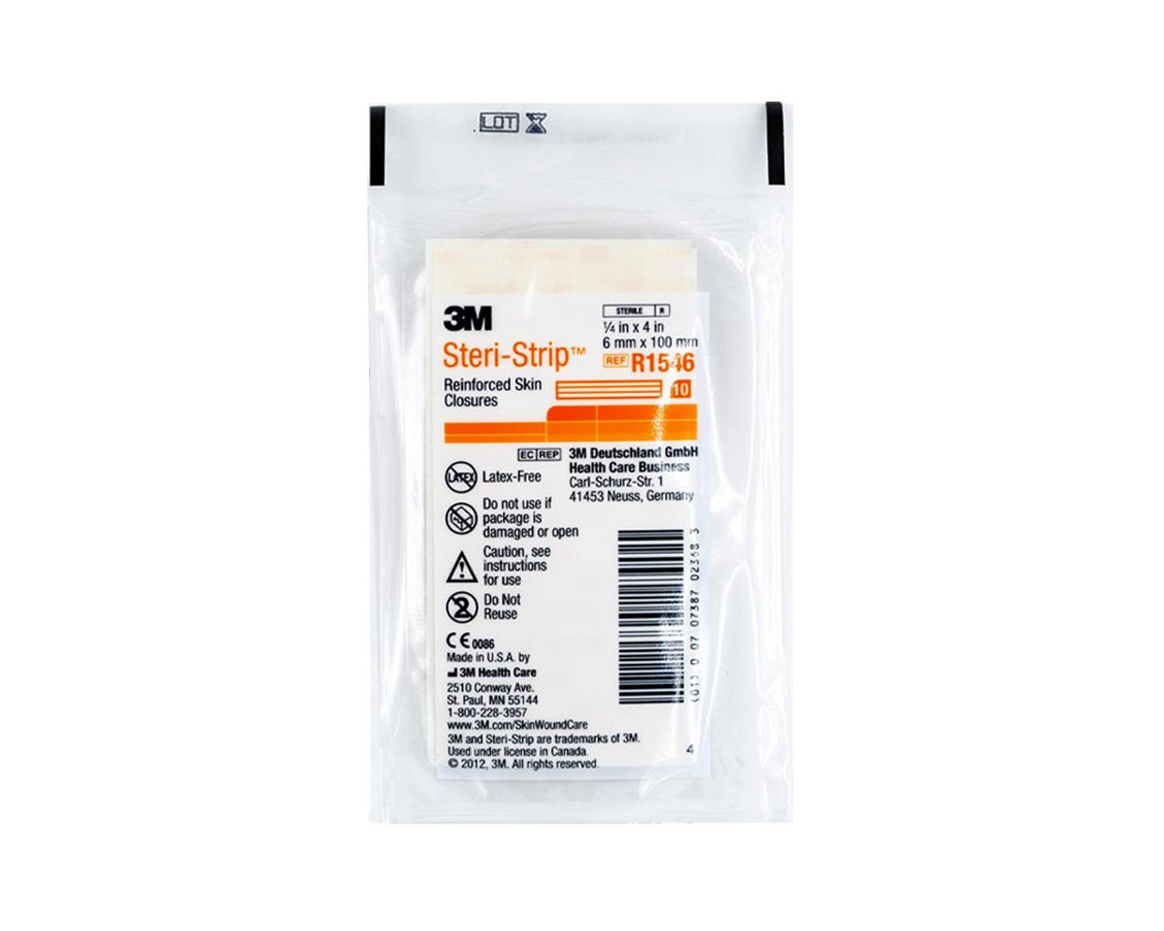 3M™ Steri-strip™ - Suturas Estéreis Adesivas - 100 × 6 mm