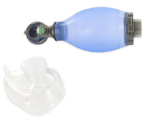 Ressuscitador autoclavável em silicone - pediátrico, con máscara