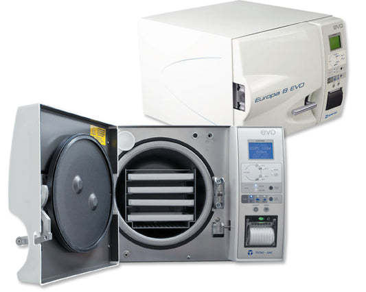 Autoclave Tecno Gaz Europa B EVO - classe B - carga max 15l