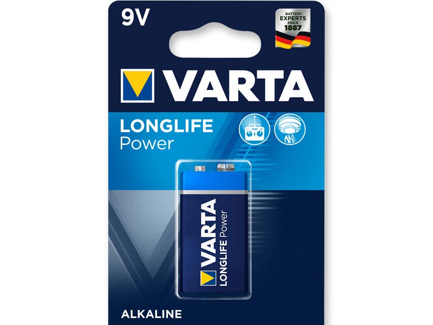 Varta bateria alcalina - 9V HE