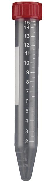 Tubo para centrifugação cónico estéril - 15 ml